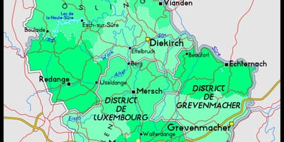 Luxemburg térképen